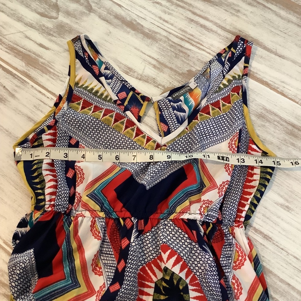 Earthbound Sleeveless Maxi Dress‎ Multi Color Boho Size Large NWT - Picture 5 of 9